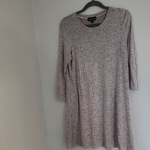 Gray Long Sleeve Dress